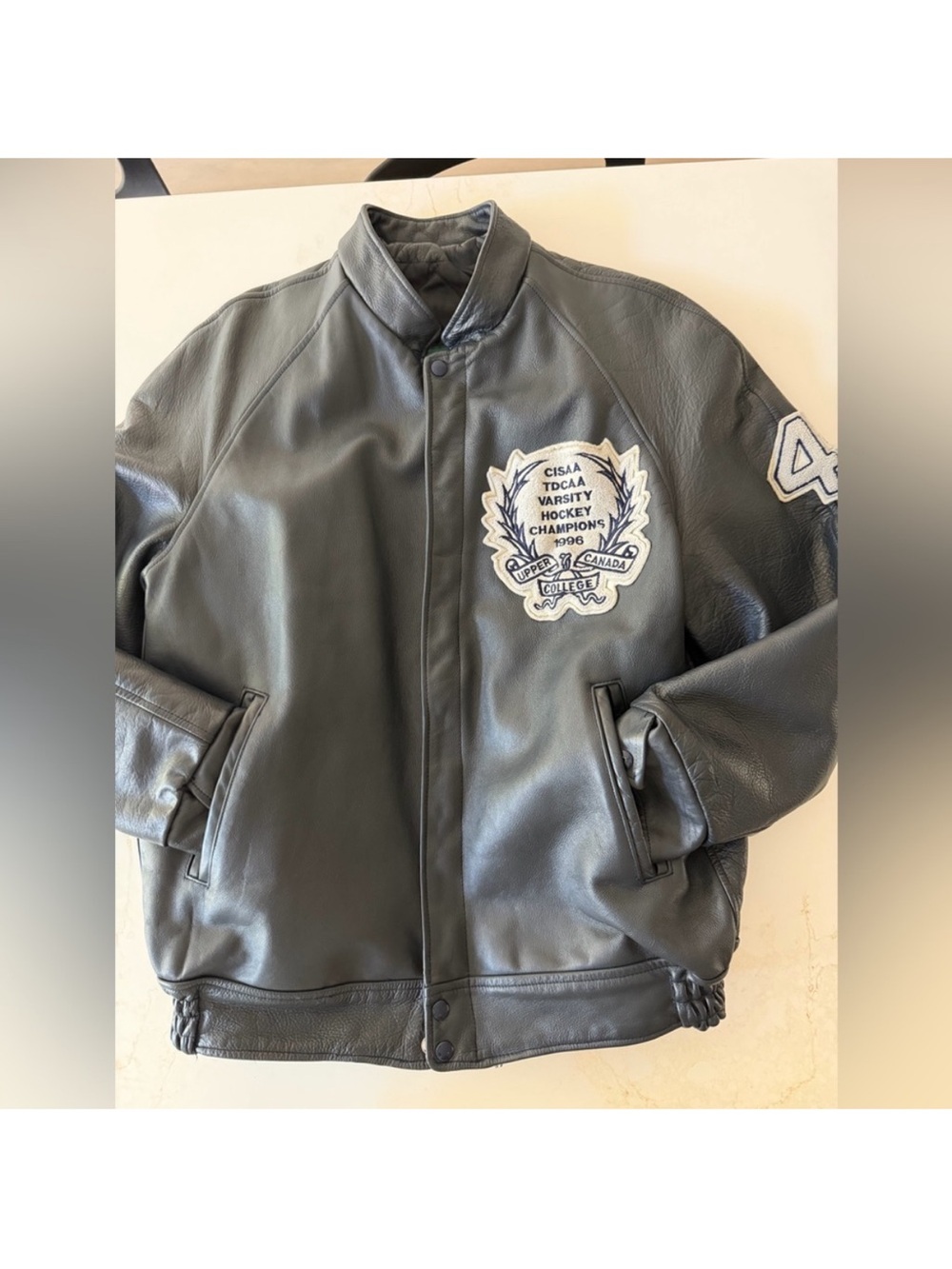 Upper Canada College 1996 leather jacket